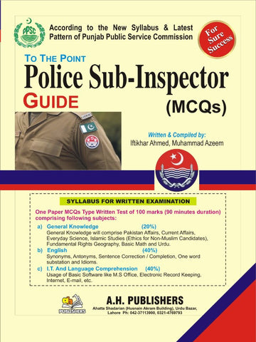 Police Sub-Inspector Guide